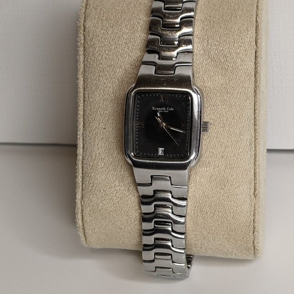 Kenneth Cole New York - Womens Brushed Metal/Dark Contrast with Time and… - Picture 6 of 6